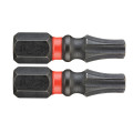 2 embouts 25 mm torx© t25 impact