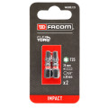 2 embouts 25 mm torx© t25 impact