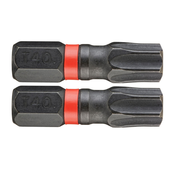 2 embouts 25 mm torx© t40 impact