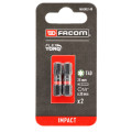 2 embouts 25 mm torx© t40 impact