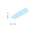 Embout de vissage, empreinte vis à fente, 2,5 mm
