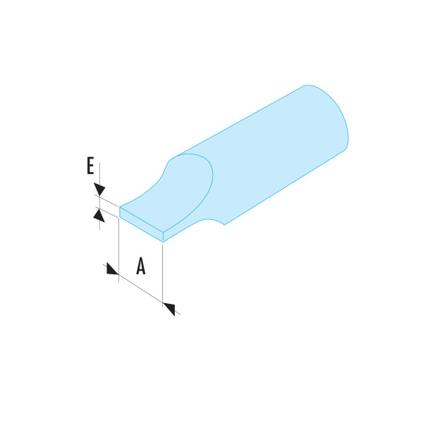 Embout de vissage standard, série 6, pour vis à fente, 3,5 mm