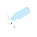 Embout de vissage standard, série 6, pour vis à fente, 5,5 mm