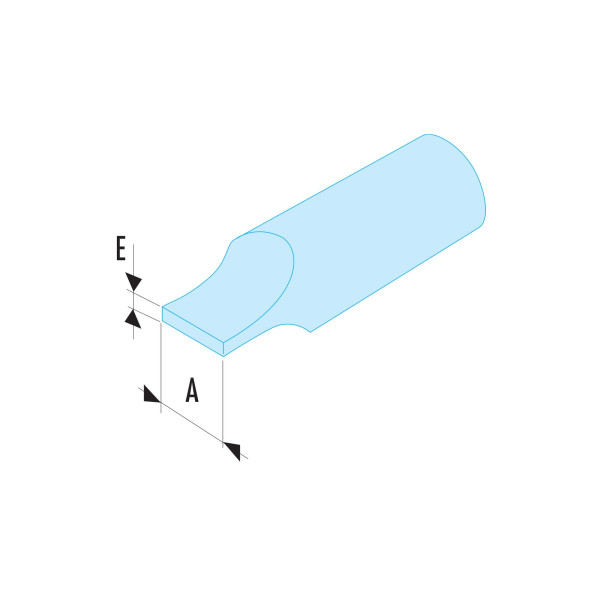 Embout de vissage standard, série 6, pour vis à fente, 6,5 mm