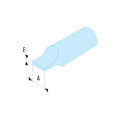 Embout de vissage standard, série 6, pour vis à fente, 6,5 mm