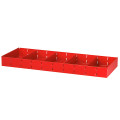 Étagère longue avec 4 diviseurs amovibles pour modules 990 mm