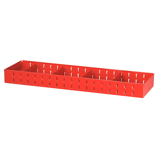 Étagère large avec 4 diviseurs amovibles 930x275x90 mm