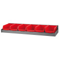 Porte-bacs 682,5 x 375 x 175 mm - série f50030003q
