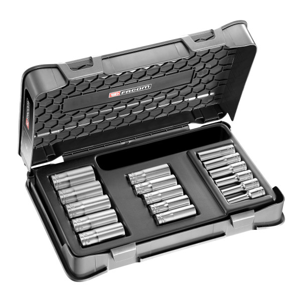 Jeu de douilles 3/8" en coffret