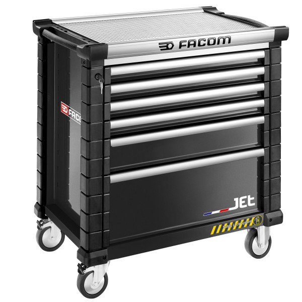 Servante jet 6 tiroirs - 4 modules par tiroir - gamme sécurité