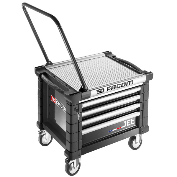 Coffre roulant jet 4 tiroirs - 3 modules par tiroir