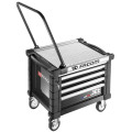Coffre roulant jet 4 tiroirs - 3 modules par tiroir