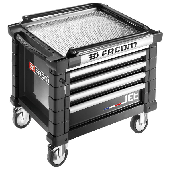 Coffre roulant jet 4 tiroirs - 3 modules par tiroir