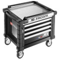 Coffre roulant jet 4 tiroirs - 3 modules par tiroir