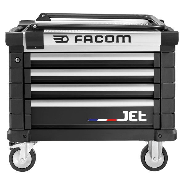 Coffre roulant jet 4 tiroirs - 3 modules par tiroir