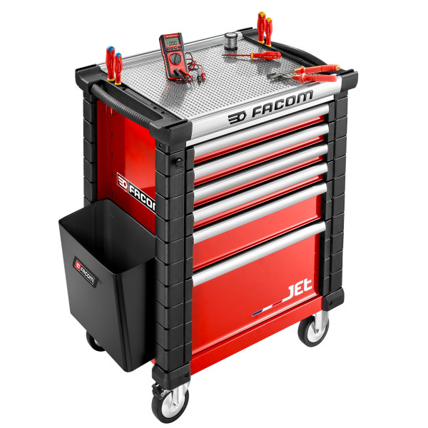 Accessoire latéral servante atelier jet : poubelle 25 litres - toutes séries