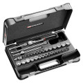 Coffret douilles 3/8" 12 pans métriques et en pouces - 34 pièces