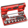 Coffret 3/8" detection box métrique - 12 pans