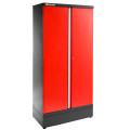 Armoire 2 portes pleines, 3 étagères, l 1000 x p 506 x h 2060 mm, rouge