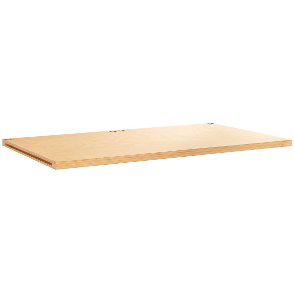 Plateau bois 40 mm, 1455 x 750 mm, résistance charge statique 1000 kg