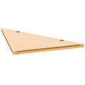 Plateau bois en triangle pour créer un angle, 40 mm