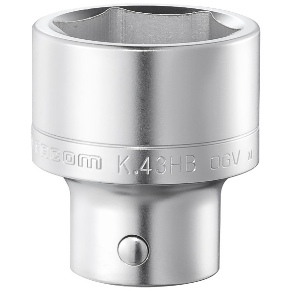 Douille 6 pans métrique, 3/4", 43 mm