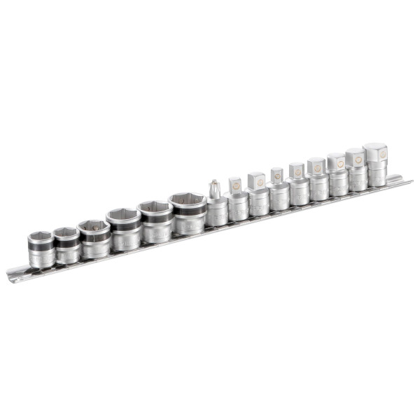 Jeu de 9 embouts et 6 douilles de vidange magnétique sur rack de rangement