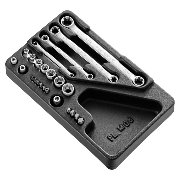 Module douilles et clés torx®, 24 pièces