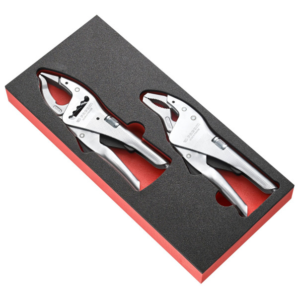 Module mousse 2 pinces étaux