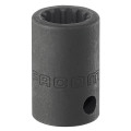 Douille impact,3/8" spline 14, 7/16"
