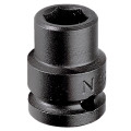 Douille impact 6 pans en pouces, 1/2", 1"1/1