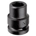 Douille impact 6 pans, en pouces, 1/2", 1"