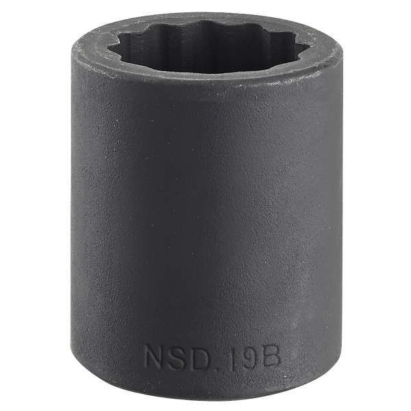 Douille impact, 12 pans métrique, 1/2", 32 mm