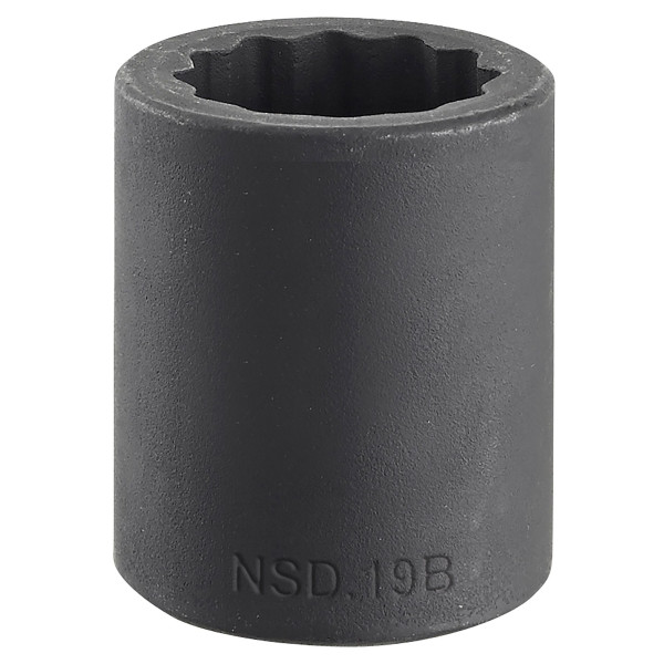 Douille impact, 12 pans métrique, 1/2", 35 mm