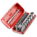 Coffret douilles 1/4'' 6 pans métriques et embouts - 23 pièces - r.180