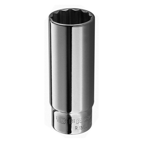 Douilles 1/4" longues 12 pans métriques
