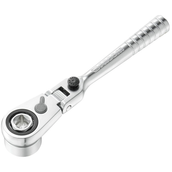 Cliquet à tête flexible 180°, ultra-compact pour douilles 1/4", série hx, 1/4''