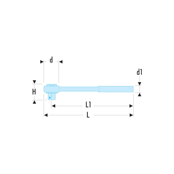 Cliquet 1/4" étanche haute performance