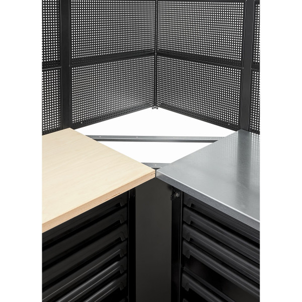 Meuble d'angle - plan de travail galva - rws2