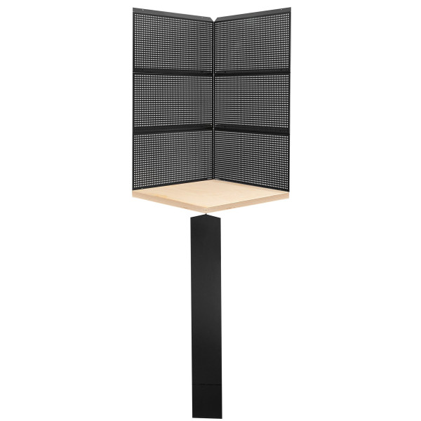Meuble d'angle - plan de travail bois - rws2