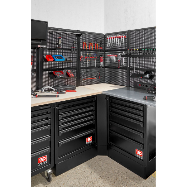 Meuble d'angle - plan de travail bois - rws2