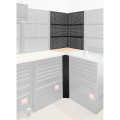 Meuble d'angle - plan de travail bois - rws2