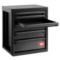 Meuble bas 6 tiroirs - noir - rws2