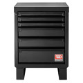 Meuble bas 6 tiroirs - noir - rws2