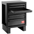 Meuble bas 6 tiroirs - noir - rws2