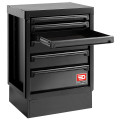 Meuble bas 6 tiroirs - noir - rws2