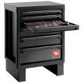 Meuble bas 6 tiroirs - noir - rws2