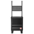 Meuble bas 7 tiroirs - noir - rws2