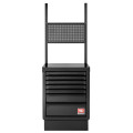 Meuble bas 7 tiroirs - noir - rws2