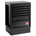 Meuble bas 7 tiroirs - noir - rws2